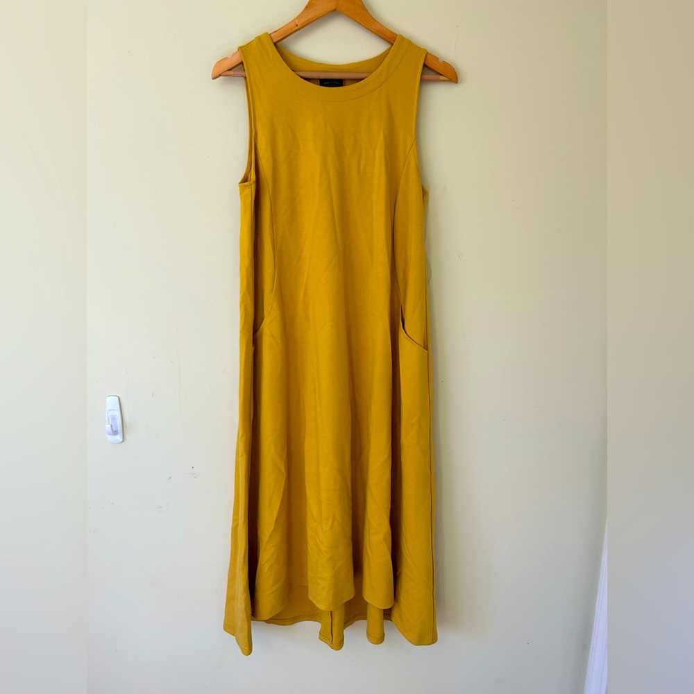 J. Jill Wearever Collection - Yellow Sleeveless Maxi Dress - M